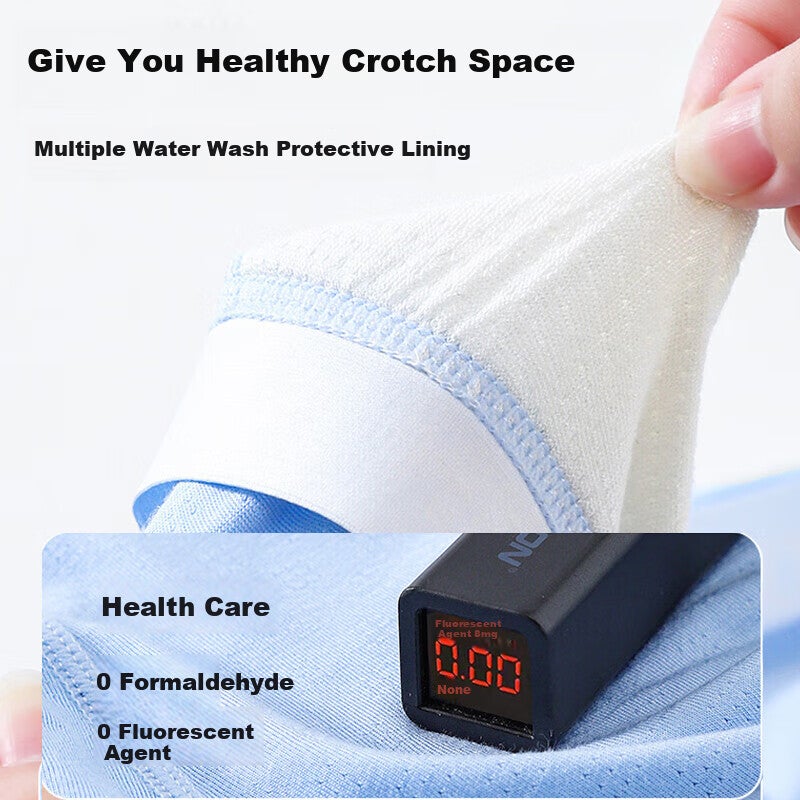 JD Jing Zao LangSha Youth Men's Underwear, Spring And Summer 2026 Mesh Developmental Pure Cotton Antibacterial Boxer Briefs for Middle And High School Students - Image 4