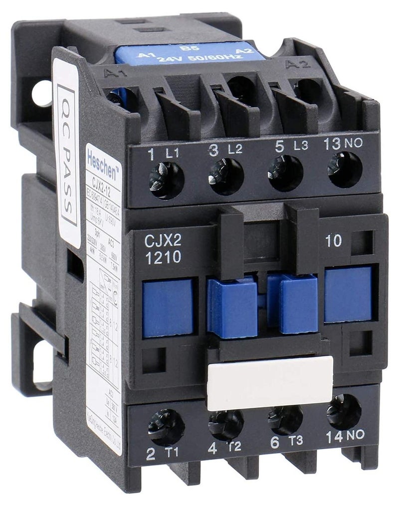 3 Pole AC Contactor 220V 25A 50/60HZ Coil Normally Open CJX2-D1210M7 - Image 1