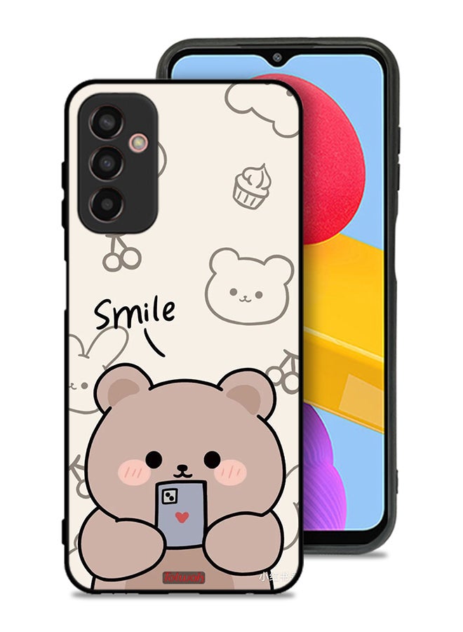 Tolwak Samsung Galaxy F13 Protective Case Cover Smile Bear Art - Image 1
