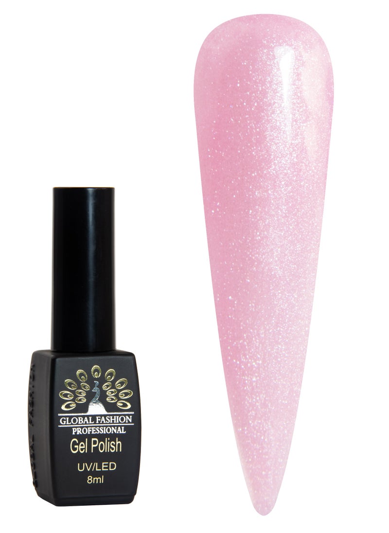 GLOBAL FASHION Global Fashion Black Elite Gel Polish | 132 Colors of Long-Lasting Elegance - 8ml | 170  - Image 1