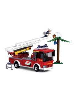 Sluban Sluban - Fire Aerial Truck with Ladder Bricks Set 269 Pieces - M38-B0625  - Image 2
