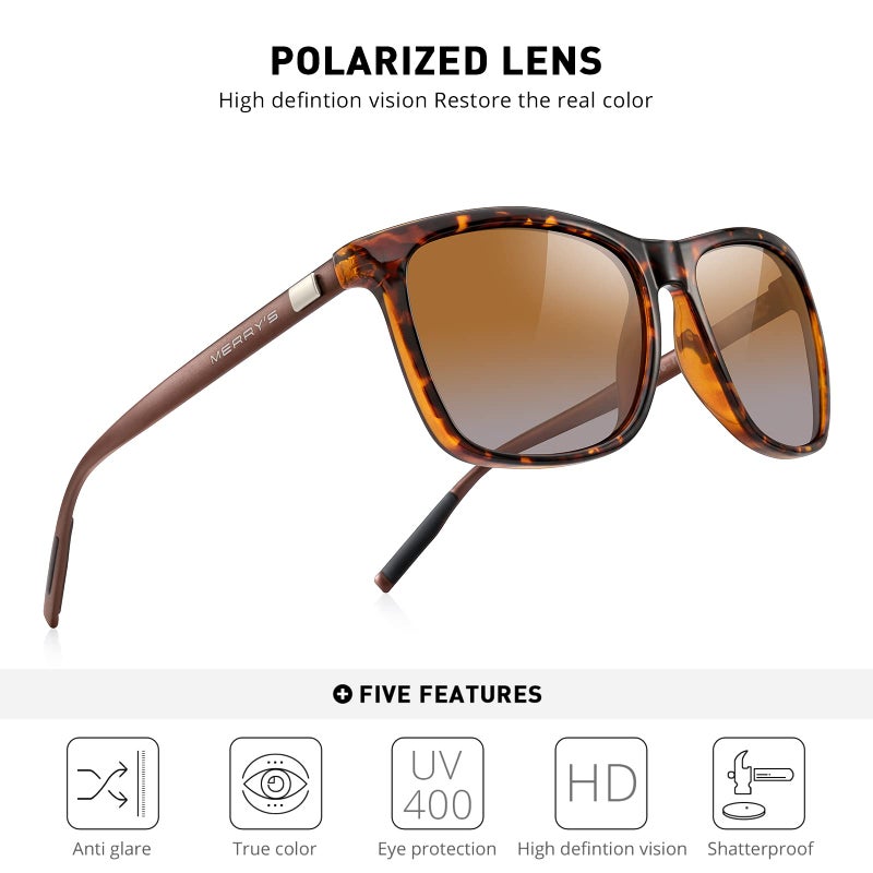 MERRY'S Unisex Polarized Aluminum Sunglasses Vintage Sun Glasses For Men/Women S8286 - Image 5