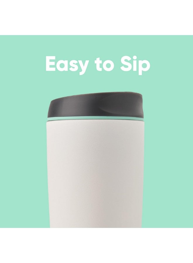 Owala Owala SmoothSip Insulated Stainless Steel Coffee Tumbler, Reusable Iced Coffee Cup, Hot Coffee Travel Mug, BPA Free, 20 oz, Navy (Telescope Tales)  - Image 2