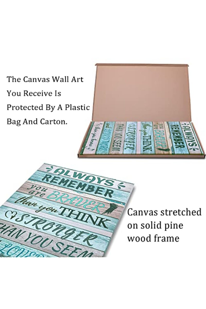 WHAOMIOT Inspirational Quotes Wall Art Canvas - Image 3