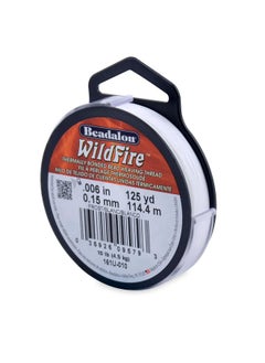 Beadalon Wildfire 0.006 In 0.15 Mm Break Strength 10 Lb / 4.5 Kg Frost 125 Yd / 114 M  - Image 1