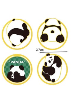 4pcs Cartoon Panda Bookmark Metal Hollow Book Holder