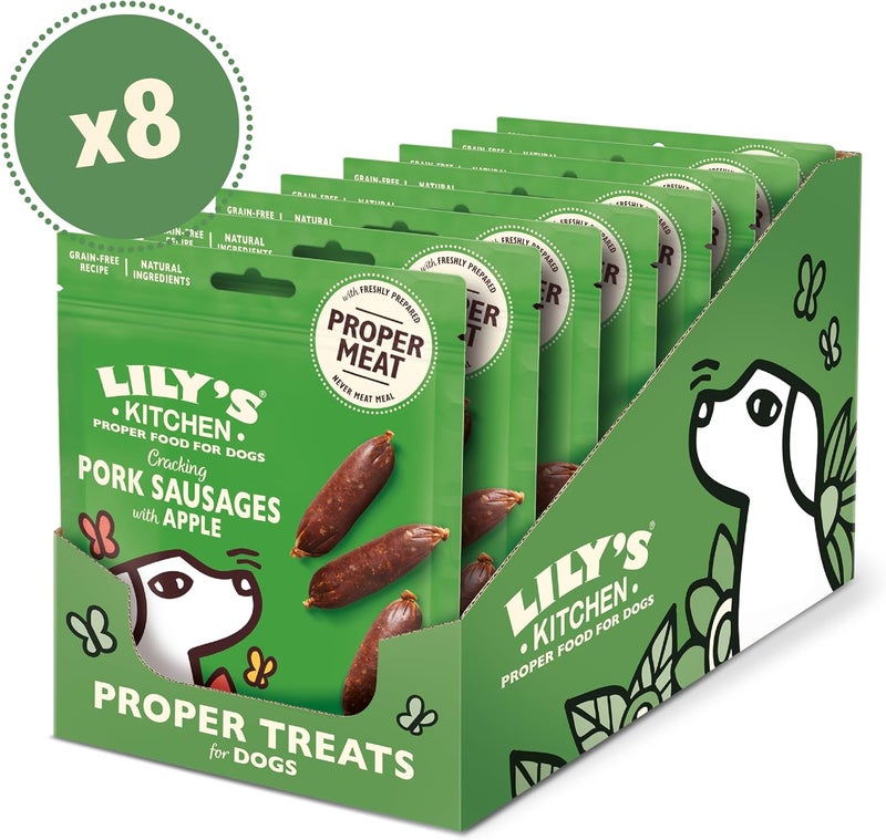Lily's Kitchen Cracking Pork & Apple Sausages Dog Treats - 70G - Image 2