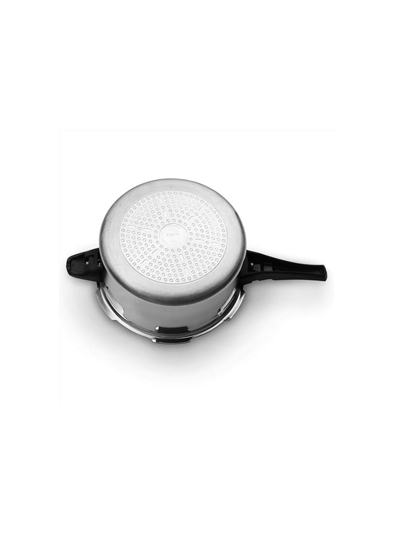 BUTTERFLY Butterfly Cordial 2 Litres, 3 Litres & 5 Litres Pressure Cookers | Outer Lid | Food Grade Virgin Aluminium | Induction & Gas Stove Compatible | 2 Years Manufacturer's Warranty | Silver - Image 3