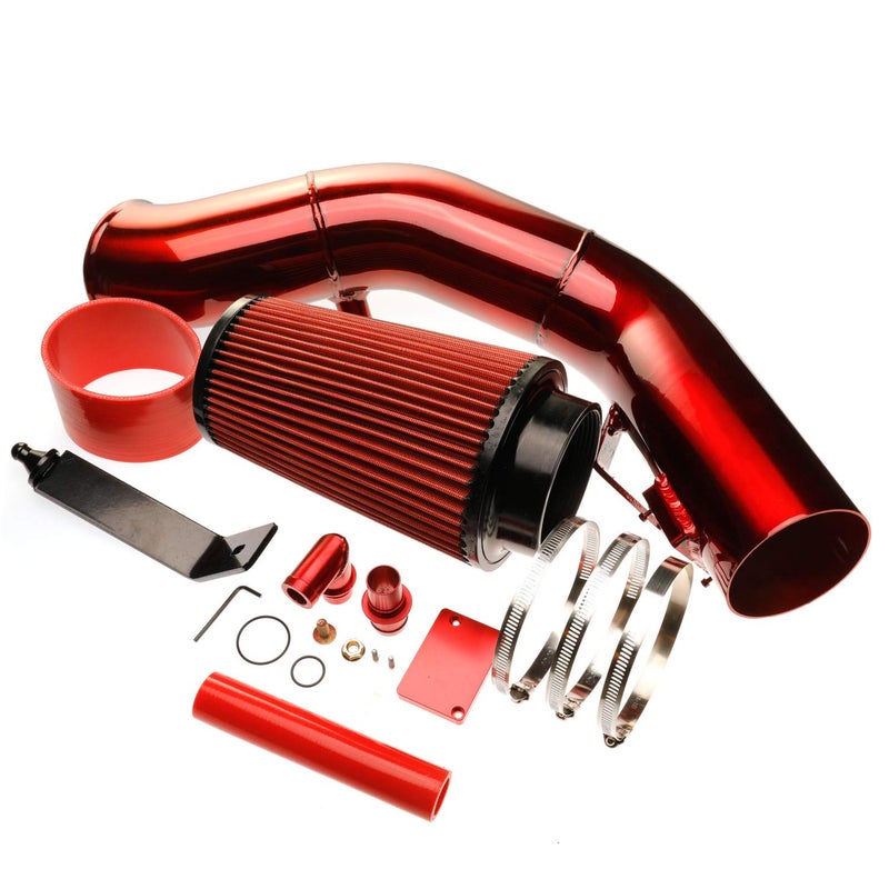 Waricaca 6.0 Cold Air Intake Kit Compatible with Ford F250 F350 Excursion 2003-2007 6.0L Engines - Image 1