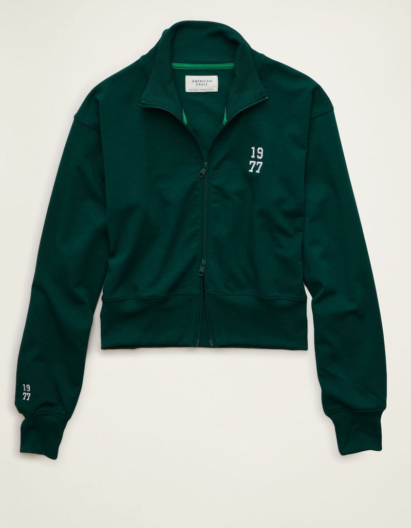 American Eagle AE Graphic Full-Zip Track Jacket - Image 4