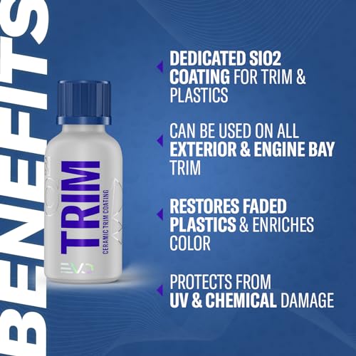 Gyeon Trim EVO 30ml - Black Trim Restorer | Hydrophobic Ceramic Coating Kit for Plastic Trim | Bring Your Faded Trim Back to Black | Long Term Protection for New Car Trim - Image 3
