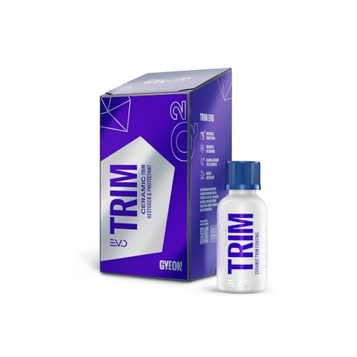Gyeon Trim EVO 30ml - Black Trim Restorer | Hydrophobic Ceramic Coating Kit for Plastic Trim | Bring Your Faded Trim Back to Black | Long Term Protection for New Car Trim - Image 1