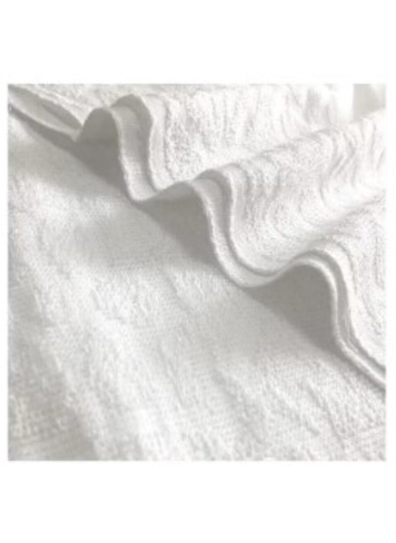 FULL JOY - Ihram 2-Piece Hajj And Umrah Religious Cloth For Men , White - Image 1