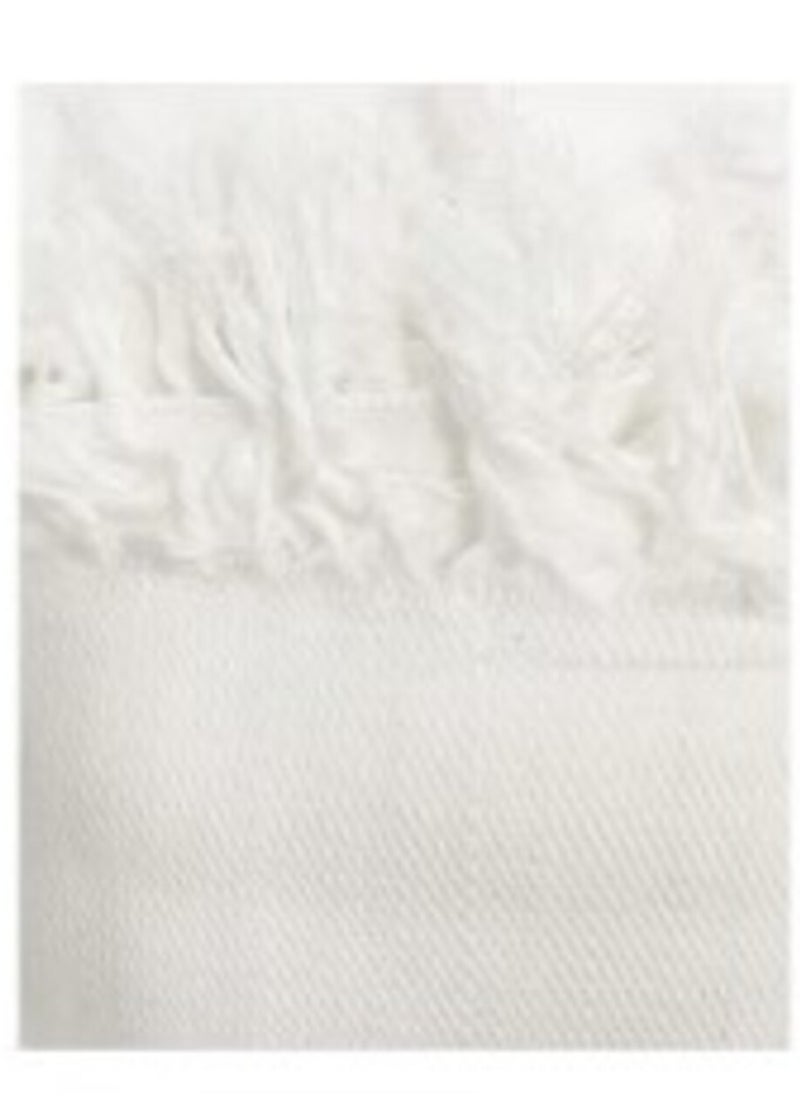 FULL JOY - Ihram 2-Piece Hajj And Umrah Religious Cloth For Men , White - Image 1