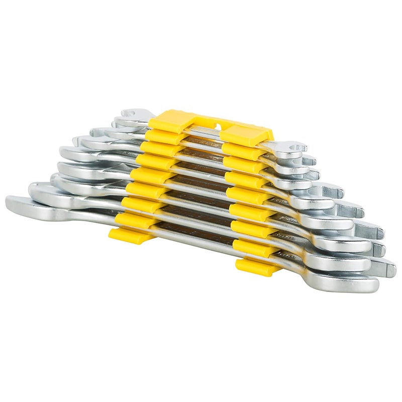 Stanley STANLEY 70379 Steel Double Open End Spanner Set Silver  - Image 3