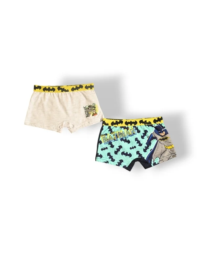 Batman BATMAN 2PCS BOYS BOXER , 65%polyester,35%cotton