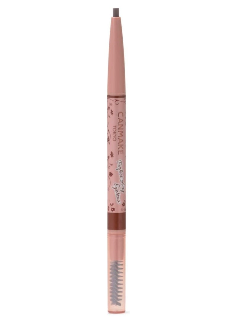 CANMAKE Perfect Airy Eyebrow 02 Natural Brown - Image 1