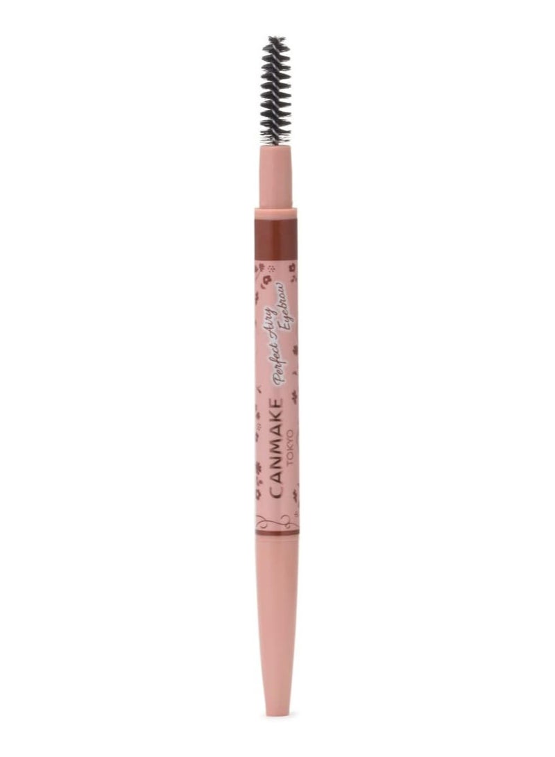 CANMAKE Perfect Airy Eyebrow 02 Natural Brown - Image 2