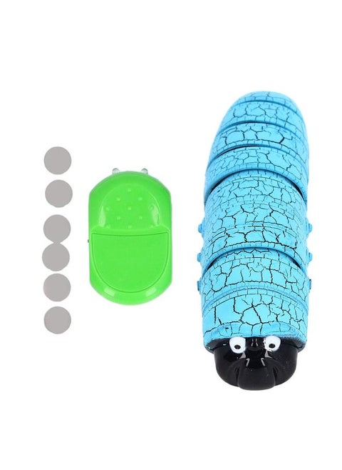 Remote Control Bug Toy Realistic Bug Moving Smart Sensing Simulation Electronic Bug Toy for Kids Adults Blue