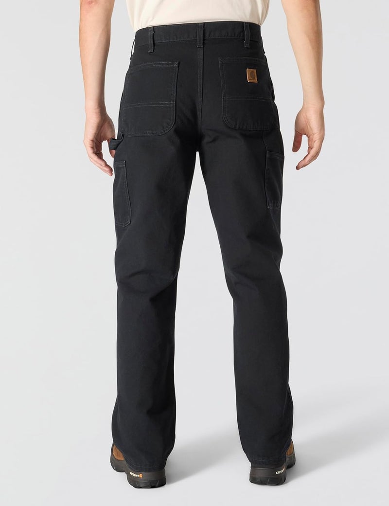 Carhartt Men's Washed Duck Work Dungaree Pants - Black, 31W / 32L - Image 2