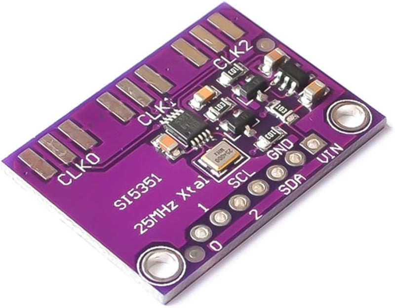 WSDMAVIS 3Pcs Si5351 I2C 25MHz Programmable Clock Generator Breakout Board 8KHz to 160MHz High Frequency Signal Generator Fit for Replacing Crystals PLLs - Image 5