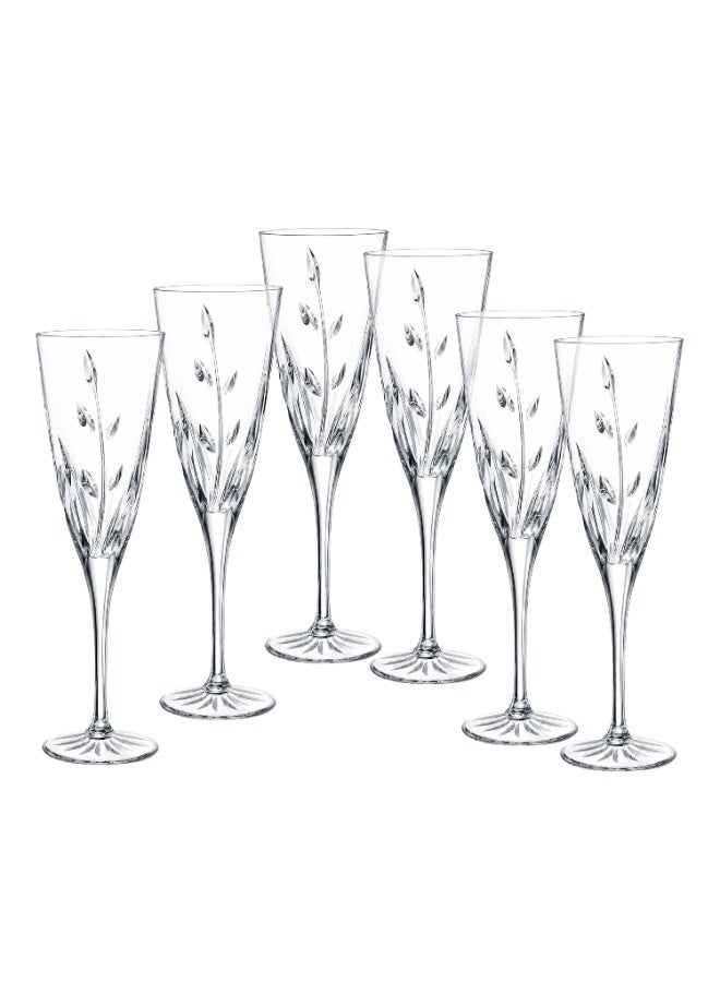 RCR 🥂✨ Luxury crystal juice glass set with a tree branch pattern, 6 pieces – 22 cm tall ✨🥂 - Image 4