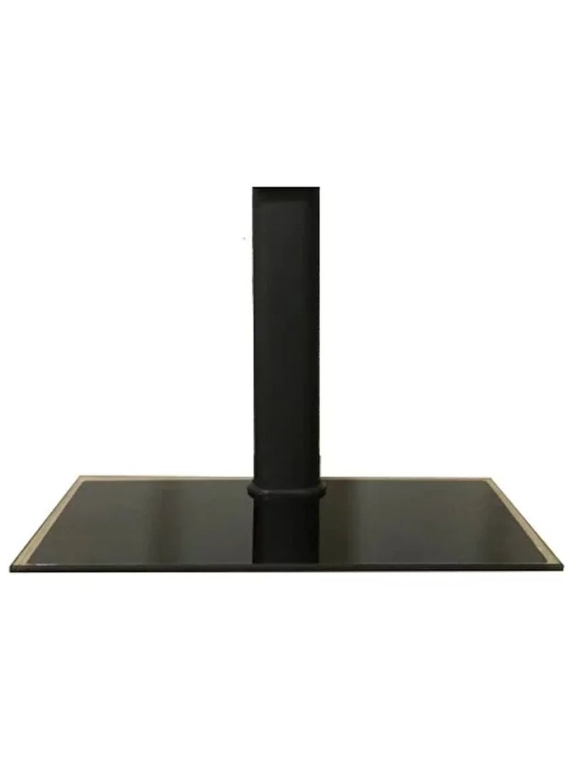 Skill Tech حامل تلفاز طاولة دوار عالمي يناسب تلفزيونات من 37 إلى 70 بوصة - قاعدة زجاجية مقساة سوداء مع وظيفة دوران 360° - قاعدة تلفاز عالمية متينة ومستقرة متوافقة مع تلفزيونات LCD و LED و OLED - تركيب سهل - نموذج SH 3765B - Image 2