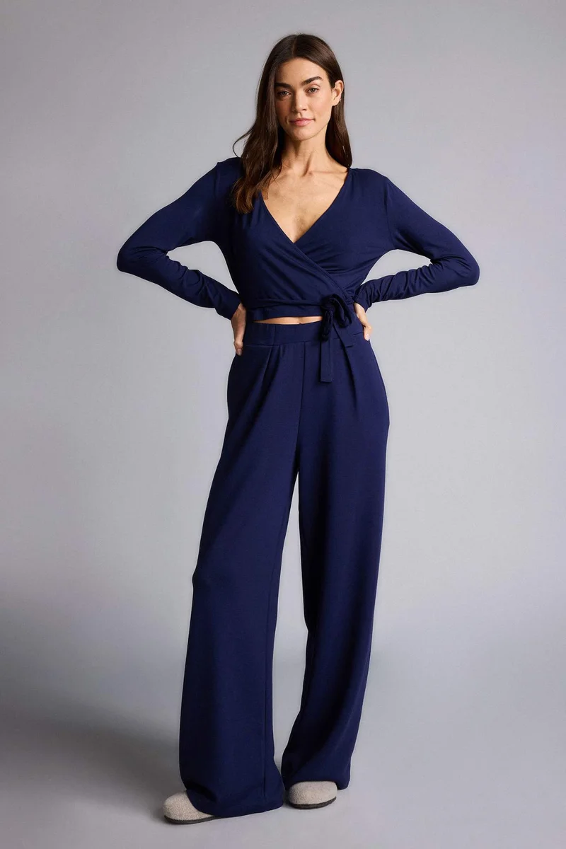 DeFacto Belted Long Sleeve T-Shirt