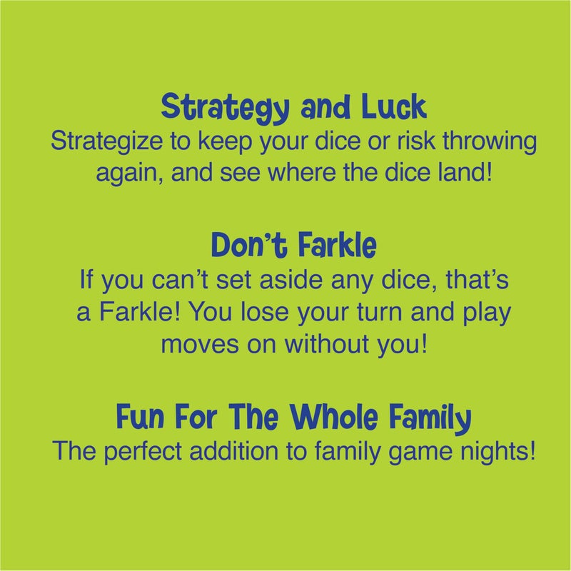 PlayMonster Farkle Classic Dice Games â€“ Kids, Family Games, Travel Game, Adult Games, Board Game, Dice Cup, Dice Set, Farkle Score Sheets Included, Ages 8+ - Image 5