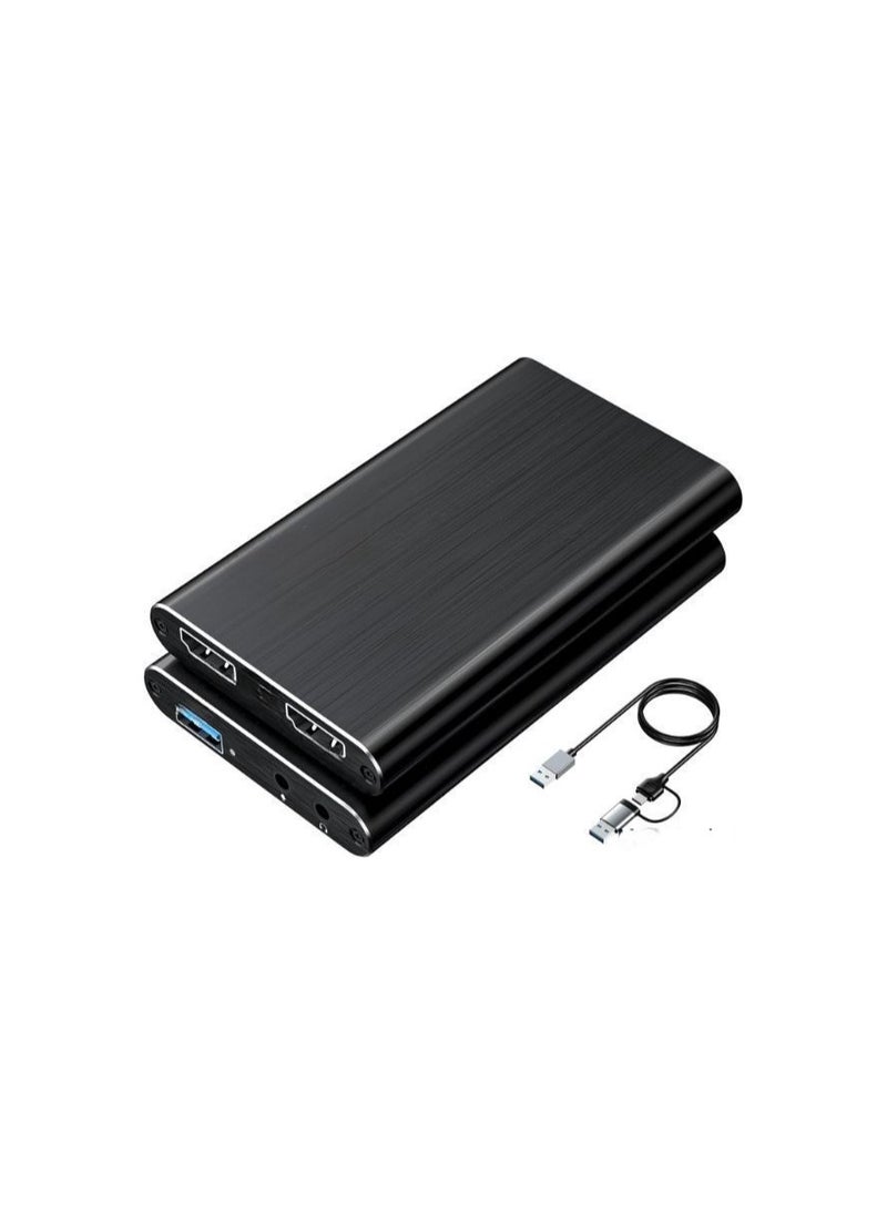 Generic Video Capture Card USB 3.0 – 4K HDMI Loop-Out, 1080P 60FPS Game Streaming Capture for Consoles, PC & Camera 