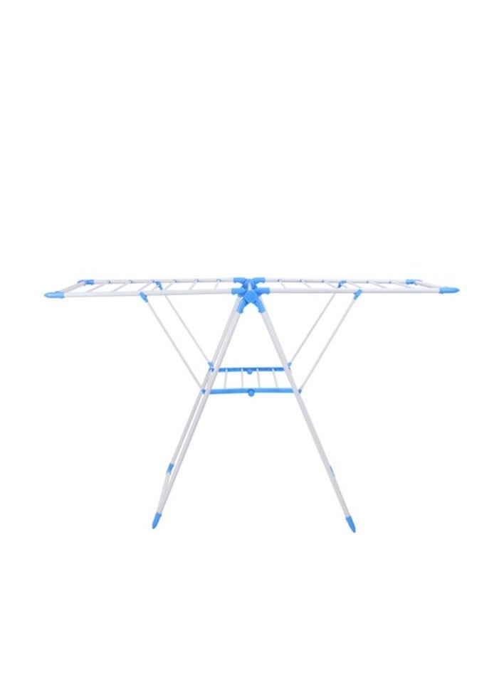 Foldable Cloth Dry Stand Silver/Purple/Violet 55X182Centimeter - Image 3