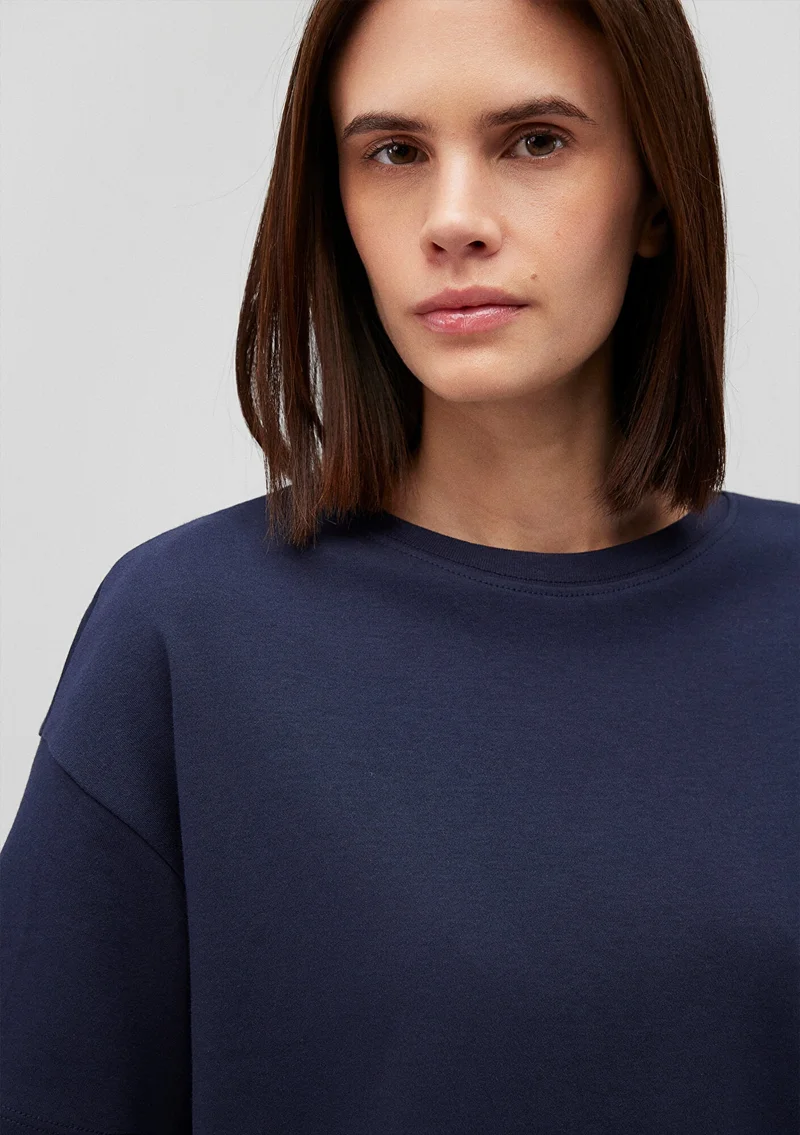 مافي Blue Basic T-Shirt