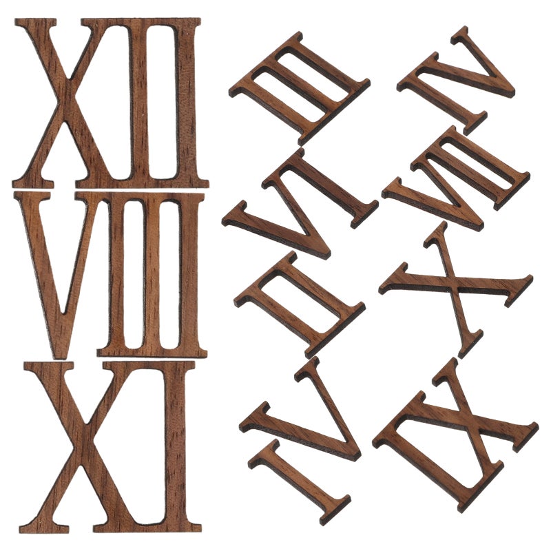 1 Set of Clock Numerals Kit DIY Digital Clock Numbers Clock DIY Number Clock Roman Number - Image 1
