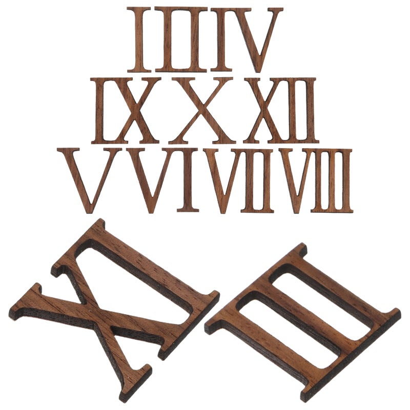 1 Set of Clock Numerals Kit DIY Digital Clock Numbers Clock DIY Number Clock Roman Number - Image 4