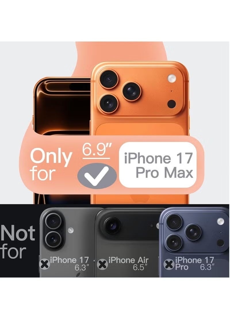 Rabos iPhone 17 Pro Max Liquid Silicone Case – Soft Touch Shockproof Cover with Microfiber Lining, Anti-Scratch Full-Body Protection & Slim Lightweight Design – Compatible with iPhone 17 Pro Max - Image 2