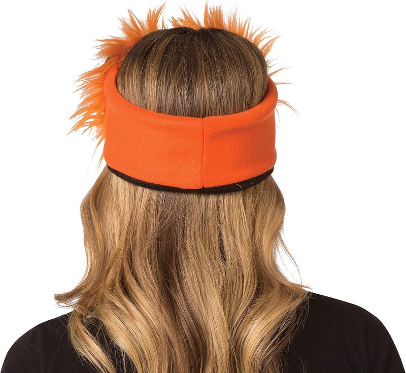 Rasta Imposta NHL’s Philadelphia Flyers Gritty Mascot Headband Hockey, Men and Women, One Size Fits Tweens to Adults, Orange - Image 4