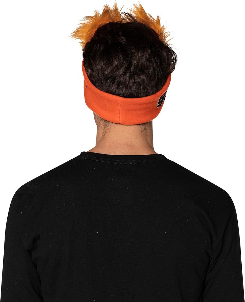Rasta Imposta NHL’s Philadelphia Flyers Gritty Mascot Headband Hockey, Men and Women, One Size Fits Tweens to Adults, Orange - Image 3