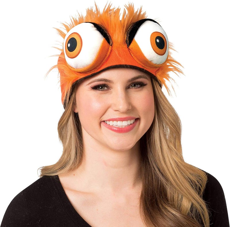 Rasta Imposta NHL’s Philadelphia Flyers Gritty Mascot Headband Hockey, Men and Women, One Size Fits Tweens to Adults, Orange - Image 5
