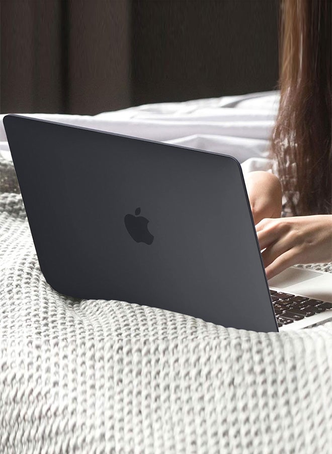 CATANES MacBook Air 14.2 Inch Case (2023-2021 Release) Models A2442 / A2779 Plastic Hard Shell Case Black  - Image 4