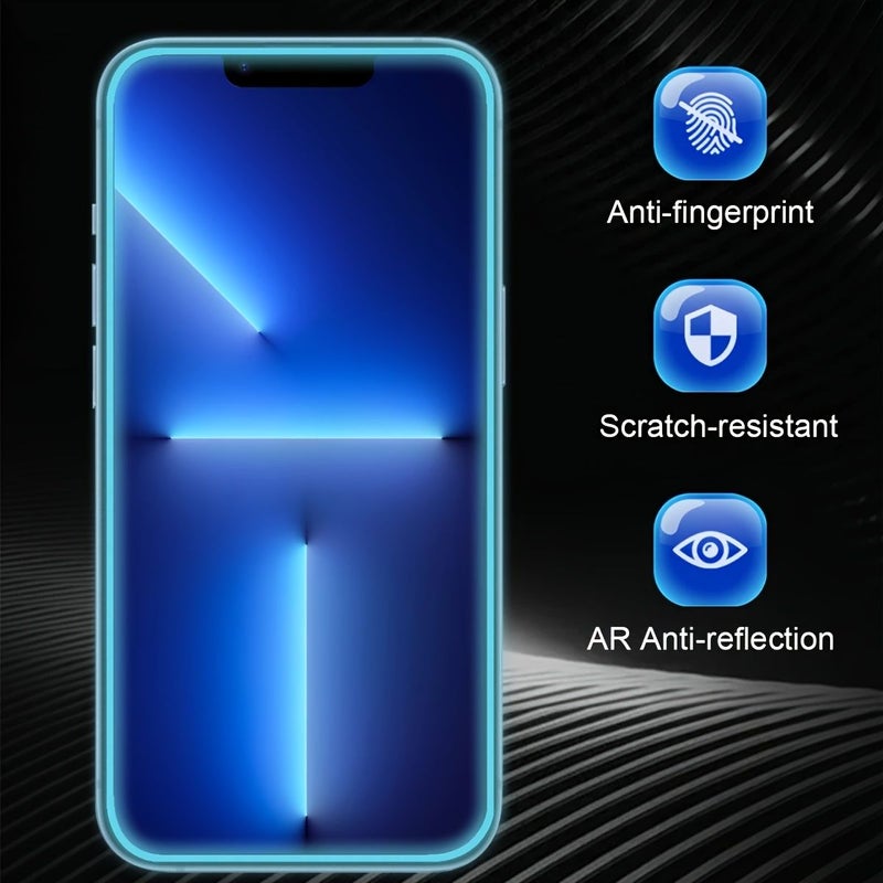 HD Glow in The Dark 4K Tempered Glass Screen Protector for iPhone 13 Mini 2 Pack - Image 5