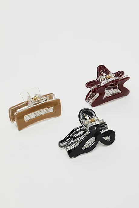 أر أند بي 3 Pack Claw Clips