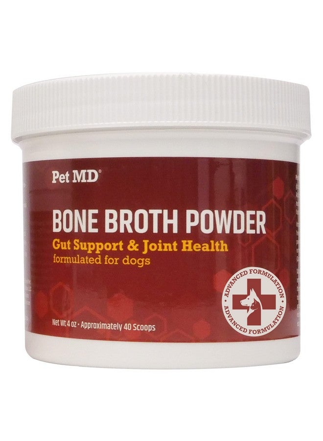 بيت إم دي مرق العظام للكلاب - إضافات طعام الكلاب مع الفيتامينات والأحماض الأمينية والدعم الطبيعي للمفاصل والهضم - مصنوع من مسحوق عظام الأيائل من الدرجة الأولى - 4 أونصة - Image 1