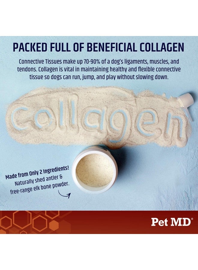 بيت إم دي مرق العظام للكلاب - إضافات طعام الكلاب مع الفيتامينات والأحماض الأمينية والدعم الطبيعي للمفاصل والهضم - مصنوع من مسحوق عظام الأيائل من الدرجة الأولى - 4 أونصة - Image 3