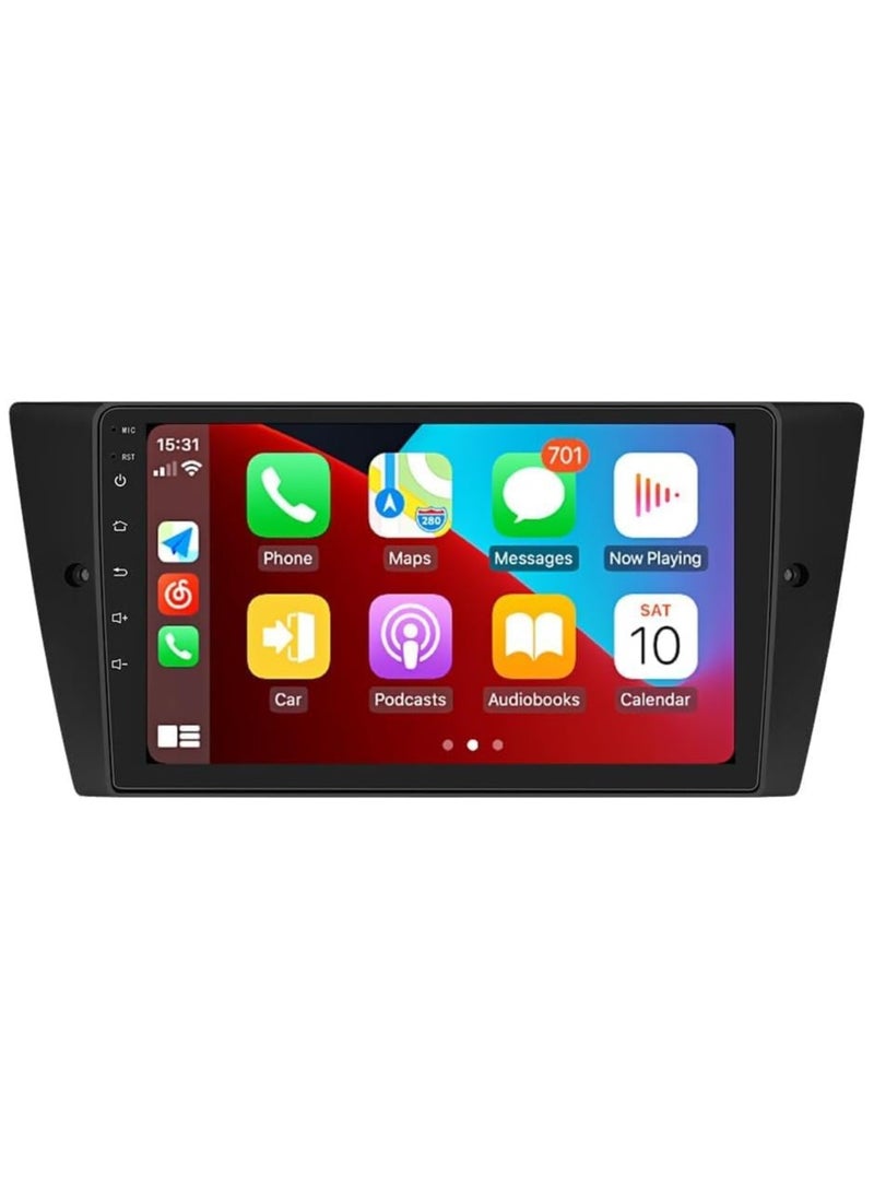 SHEZA STAR - Android Car Stereo for BMW 3 Series E90 E91 E92 E93 2005 To 2013 4GB RAM 64GB ROM 9 Inch Support Apple Carplay, MirrorLink WiFi BT, IPS Touch Screen with AHD Camera Included - Image 1
