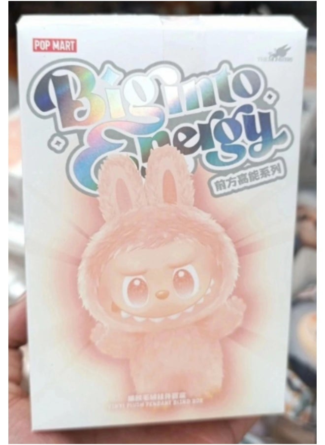 Labubu THE MONSTERS Bigmo Energy Plush Keychain Figure blue
