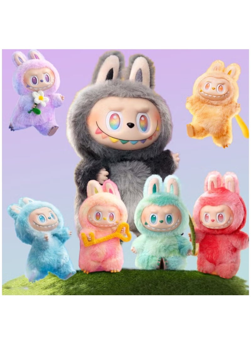 Labubu THE MONSTERS Bigmo Energy Plush Keychain Figure blue