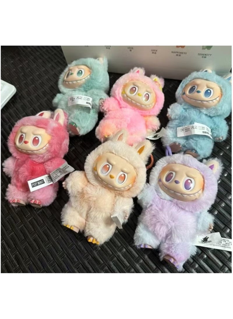 Labubu THE MONSTERS Bigmo Energy Plush Keychain Figure blue