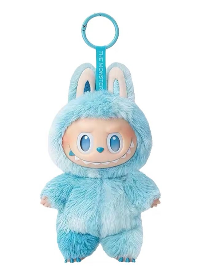 Labubu THE MONSTERS Bigmo Energy Plush Keychain Figure blue