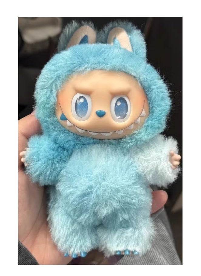 Labubu THE MONSTERS Bigmo Energy Plush Keychain Figure blue
