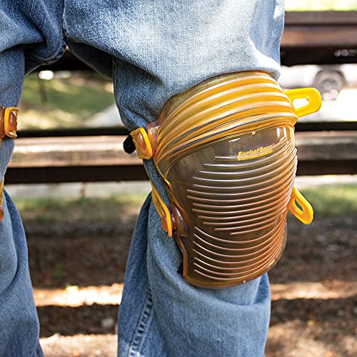Bucket Boss - GelDome Flex Washable Knee Pads, GelDome Kneepads (95500), Yellows - Image 5